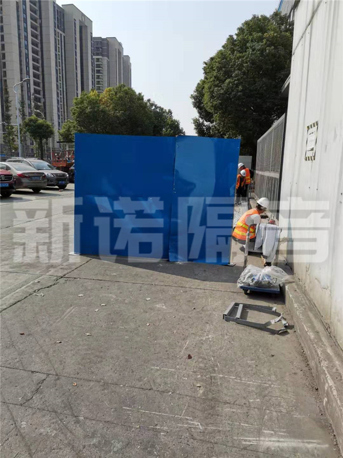 冷卻塔降噪現(xiàn)場施工照片